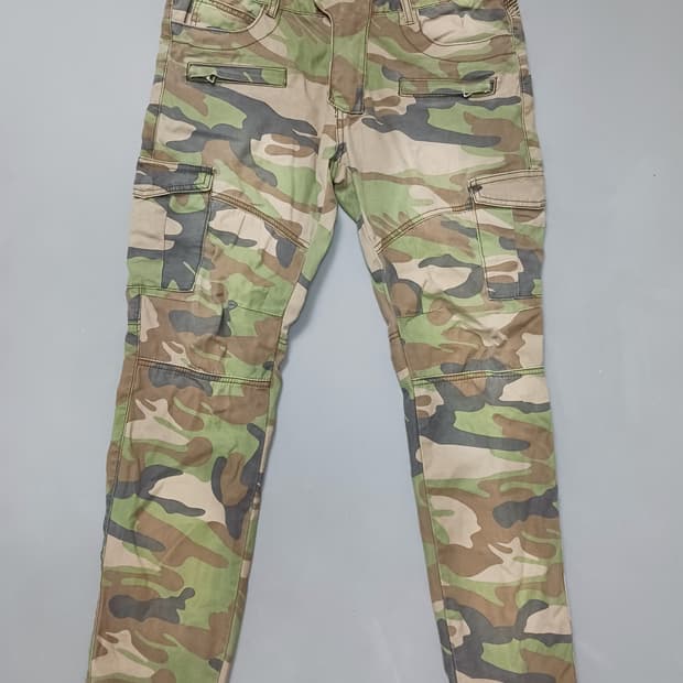 [35] 발망 밀리터리 카모플라쥬 바이커 카고 팬츠