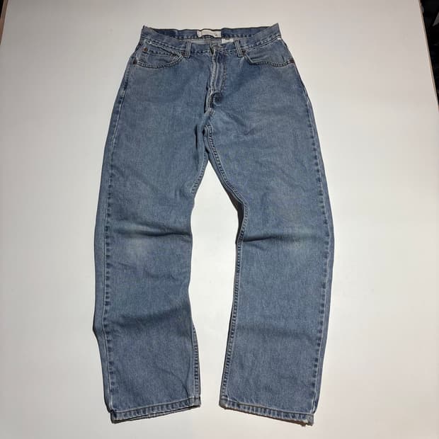 리바이스 505 연청 데님 팬츠