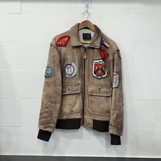 아비렉스 U.S NAVY G-1 레더자켓