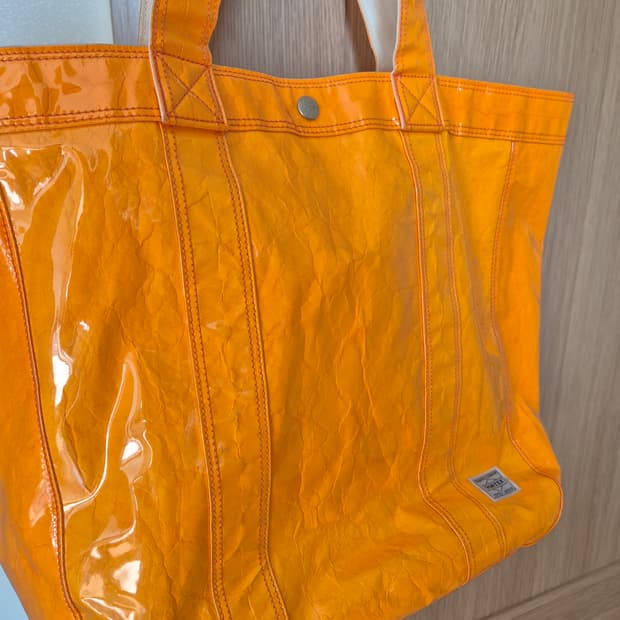 포터 pvc 백 오렌지