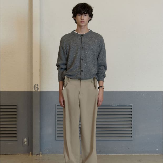 [M] STU  턱 팬츠 / Tuck Pants Beige