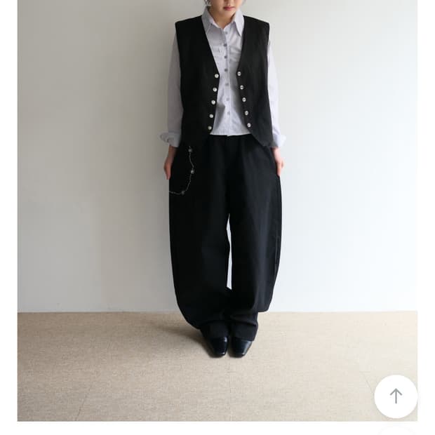 핀 스트라이프 셔링 셔츠 그레이