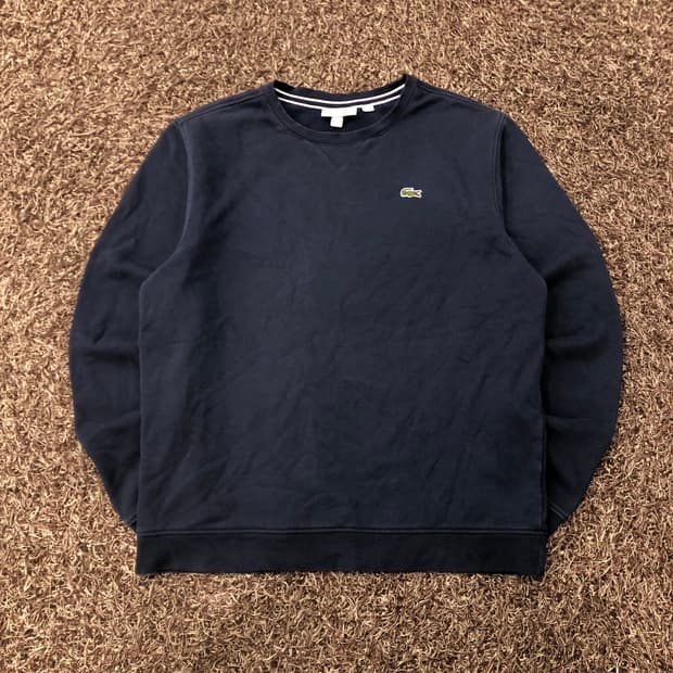L 라코스테 네이비 맨투맨