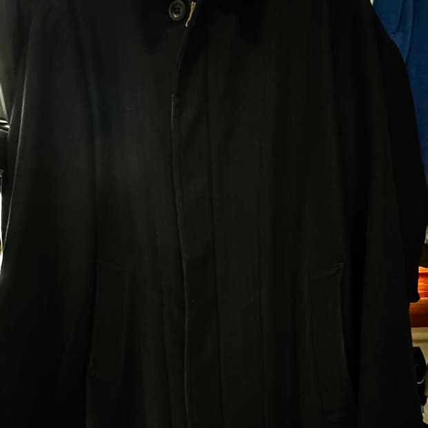 [M]요지 야마모토 네이비 울 코트