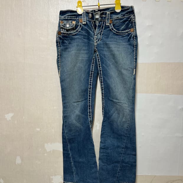 트루릴리젼 조이 슈퍼티 부츠컷 화이트스티치 스테디셀러 29사이즈