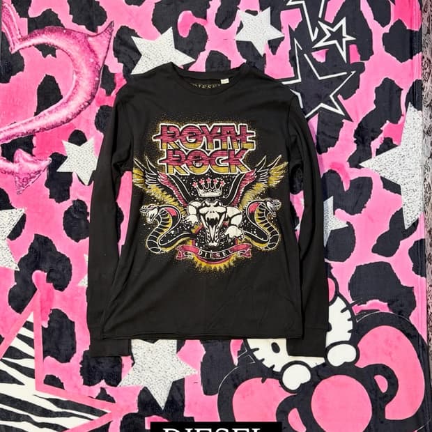 DIESEL archive royal rock long sleeve