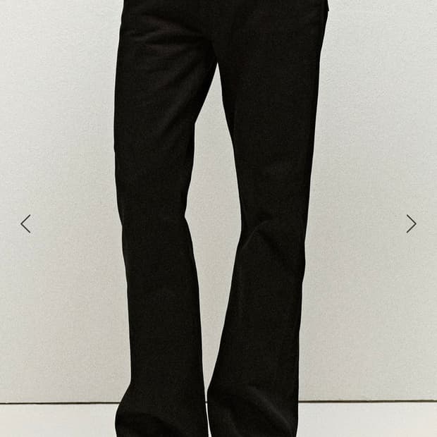 세비지 부츠컷 데님팬츠 블랙 L