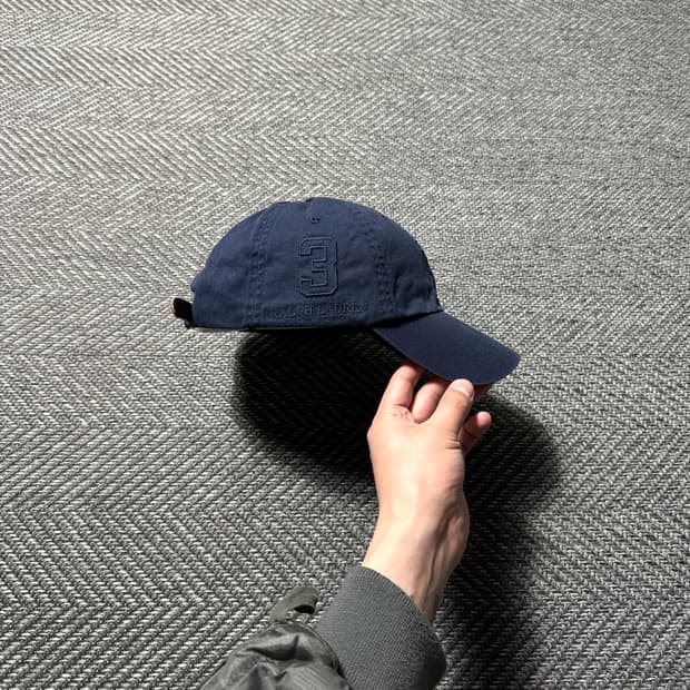 폴로랄프로렌 빅포니 디몬트 치노 네이비 볼캡 OS
