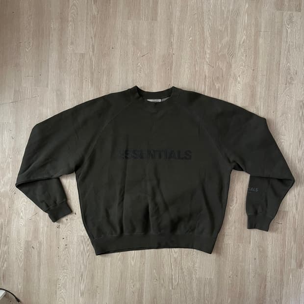 Fear of God Essentials logo sweatshirt
