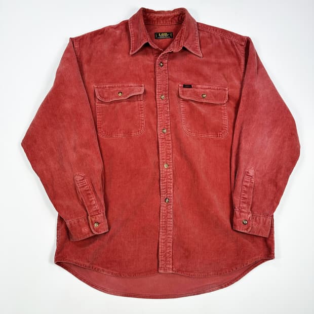 90s 쌍방울 LEE 헤비코튼 코듀로이 셔츠 실측L