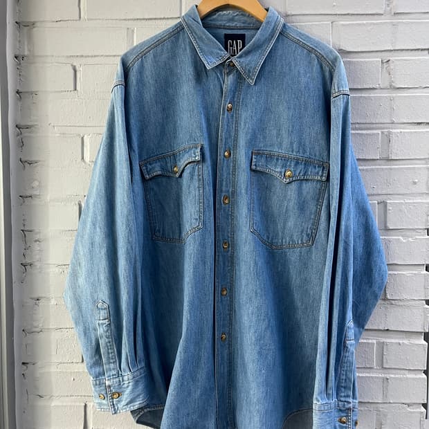 90's GAP denim shirt