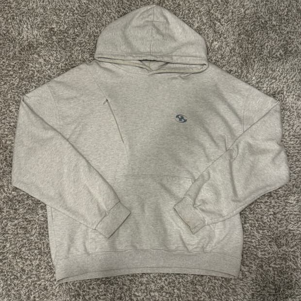 Sansan Gear Logo Hoodie White Melange - 