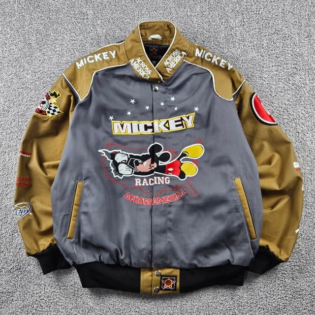 JH 리메이크 패치 미키 레이싱 자켓 ( L ) / 11198