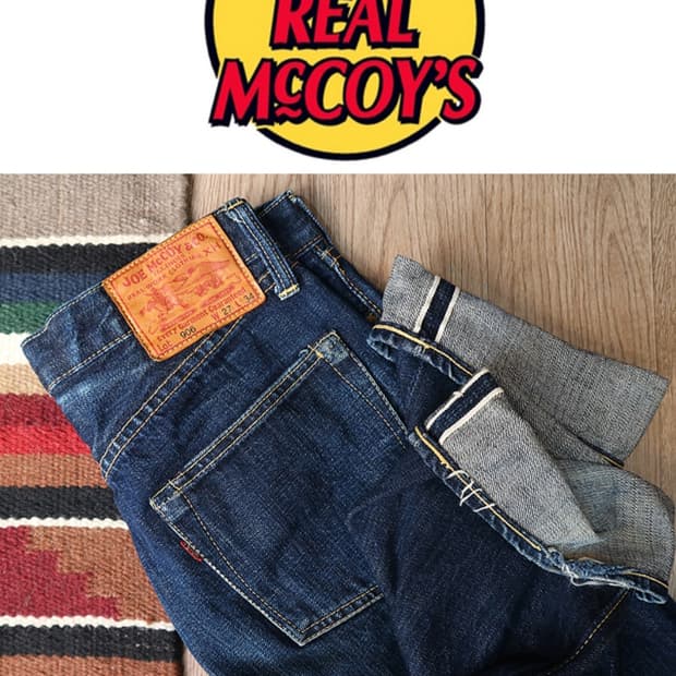 일본판 
리얼맥코이 조이맥코이 906 셀비지 데님 우먼 25