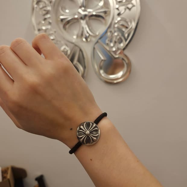 크롬하츠 머리끈 단추 비니단추 옷리폼 925실버