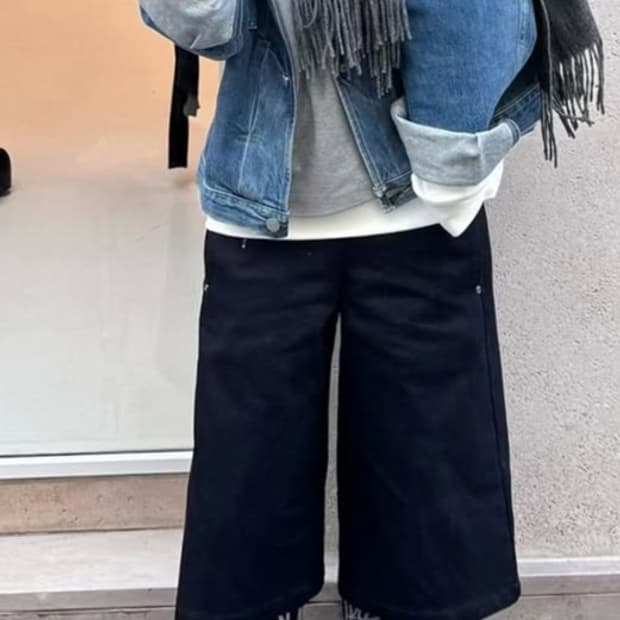 새상품) 에핑글러 오발하프데님 M