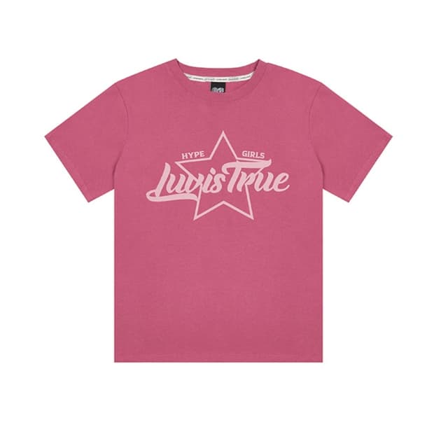 LUV IS TRUE 반팔 pink