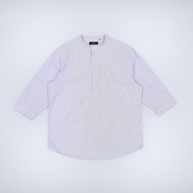 [105] 헤지스 남성 차이나카라 시어서커 7부 셔츠 남방 3781