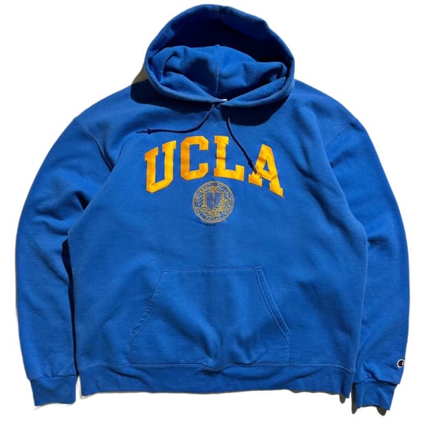 챔피온 UCLA 아치로고 후드 티셔츠