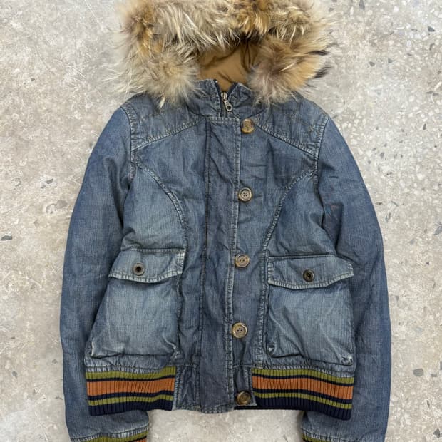 y2k 데님 버튼 자켓