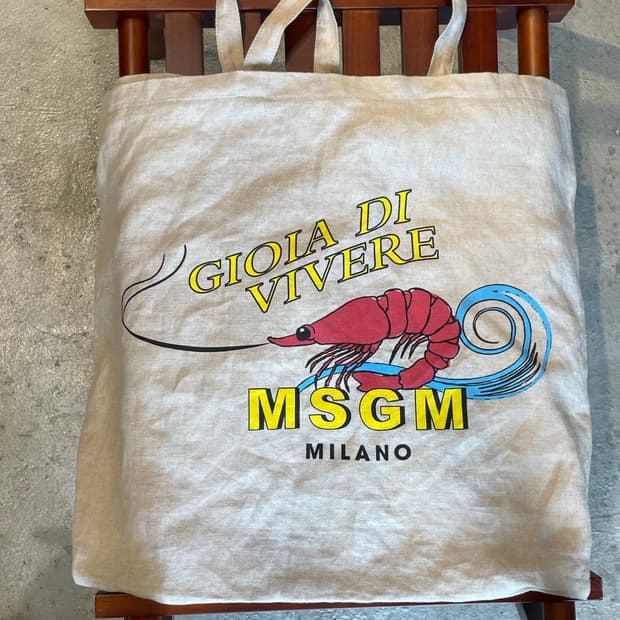 MSGM 20ss 에코백 Firenze tote bag