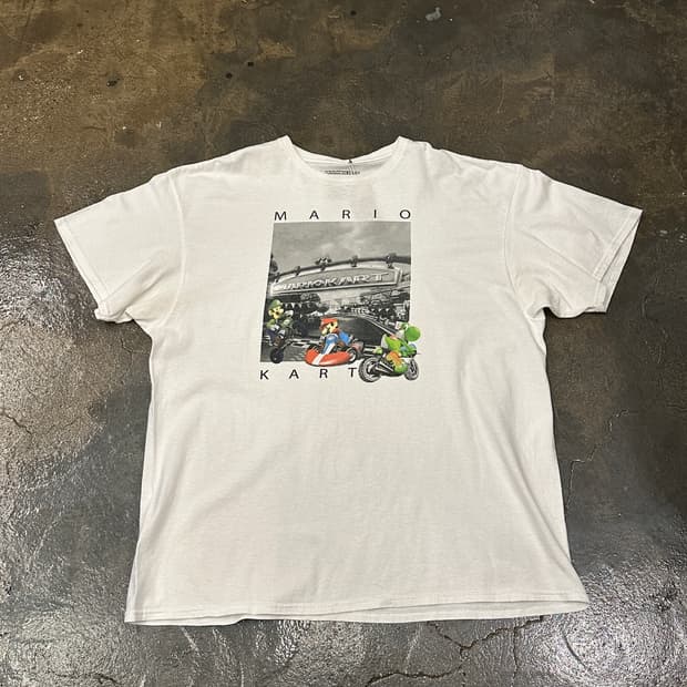 Super mario 마리오 카트 프린팅 반팔티 XXL