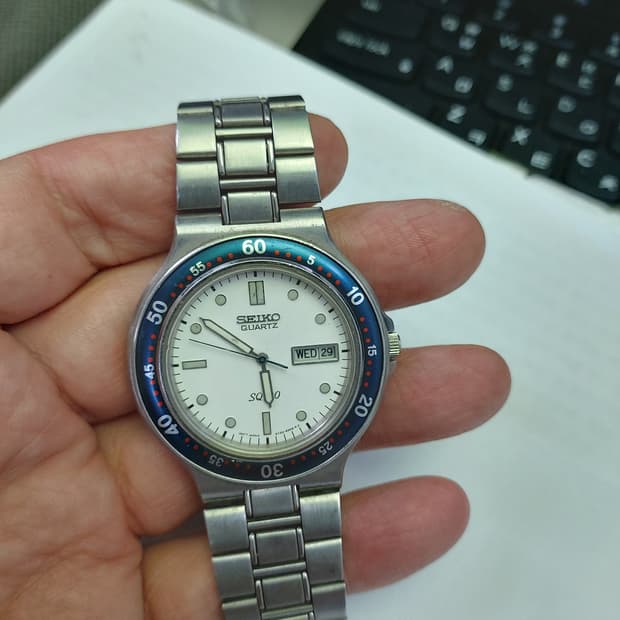 세이코 쿼츠 SQ 남성 시계