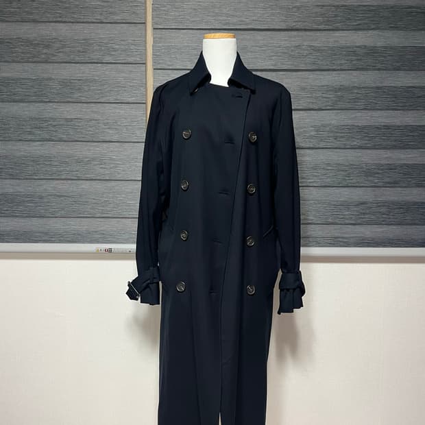 All&sundry 네이비 트렌치