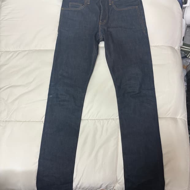 생로랑 데님 진 네이비 30