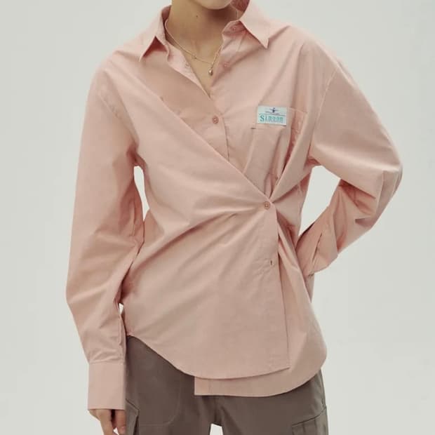 시눈 핑크 셔츠