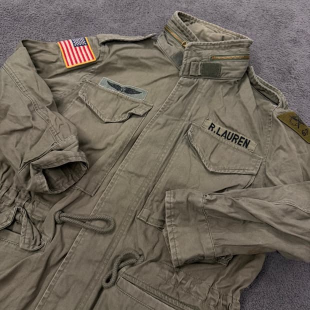 [ 정품/S ] 데님앤서플라이 랄프로렌 밀리터리 야상 자켓