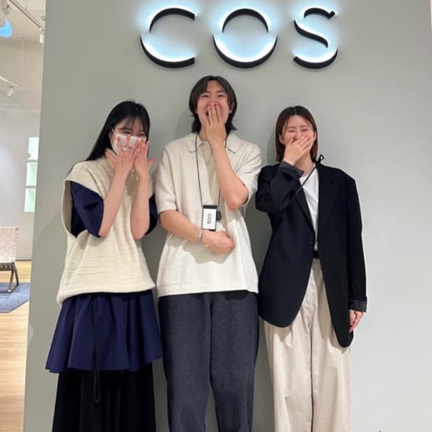 COS코스 울 혼방 니트 베스트