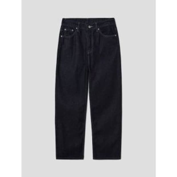 에잇세컨즈 여성 네이비 생지 와이드 데님팬츠_352921MP4R