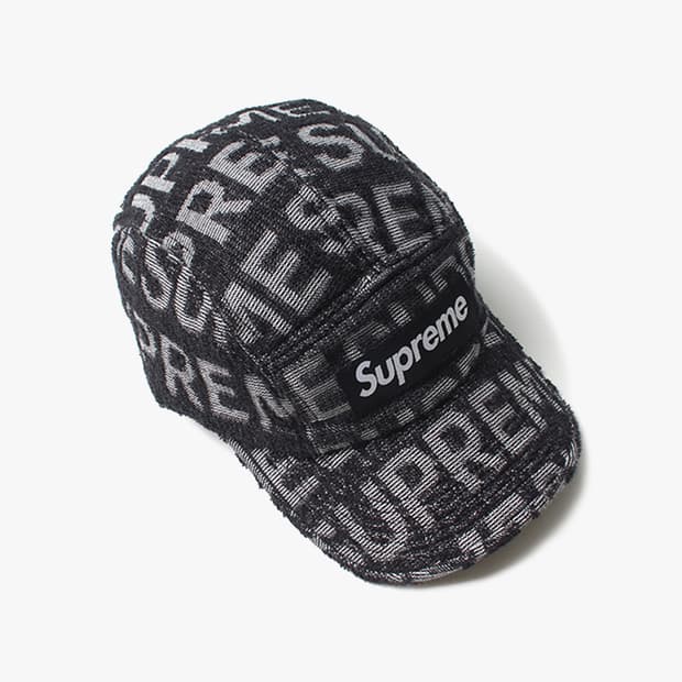  SUPREME "Black Logo Cap"