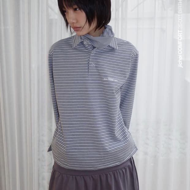 지초이 컴포트 벌스데이 에디션 스트라이프 셔츠