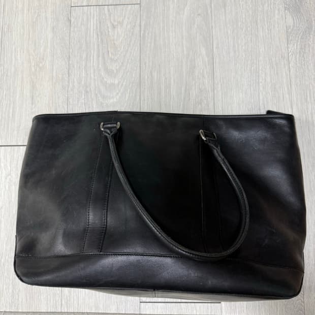 (OS)LLBEAN 엘엘빈 레더 라지 토트백 블랙
