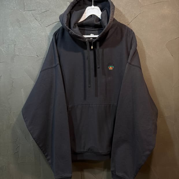 [L] STUSSY 스투시 크라운 로고 빈티지 후드티