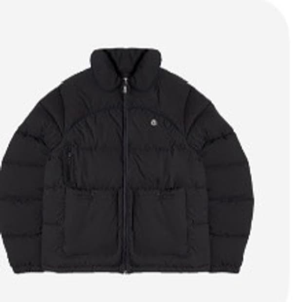 코이세이오 프론트 포켓 패디드 자켓 다크 그레이