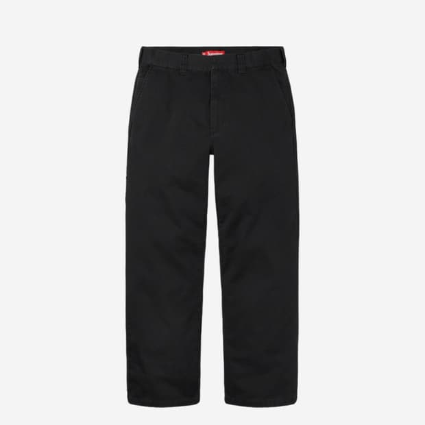 Supreme Work Pants Black