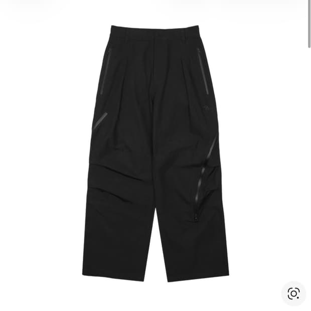 2) 산산기어 어파인 커브 팬츠 블랙_26SS