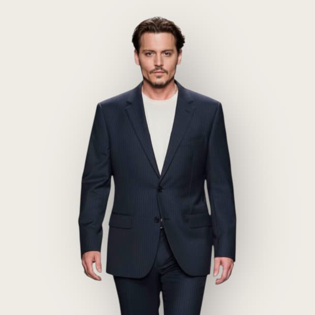 52/ 루이비통 스트라이프 2B 울 블레이저