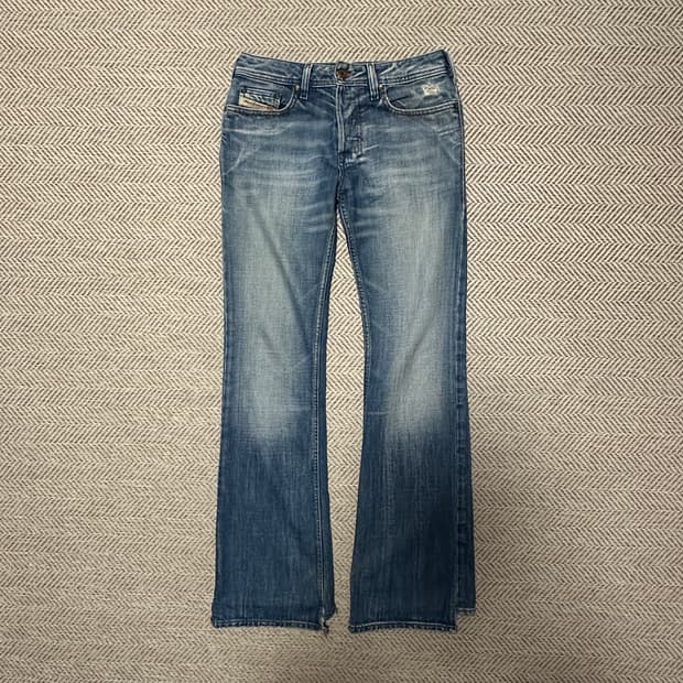 DIESEL italy made bootcut denim pants