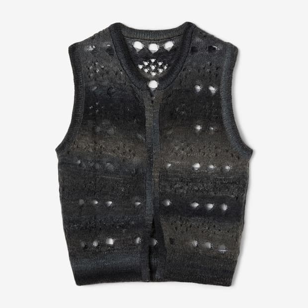 퍼버즈 모헤어 니트 베스트