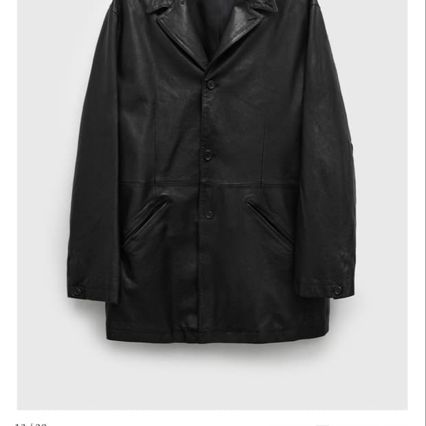 유스 워시드 레더 자켓 Youth Washed Leather Jacket