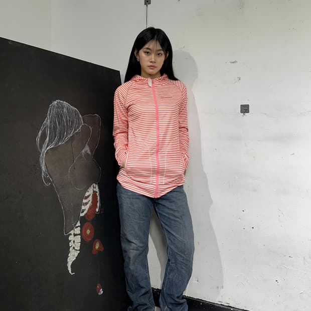 Jpn 일본빈티지 sh— 롱 후드집업