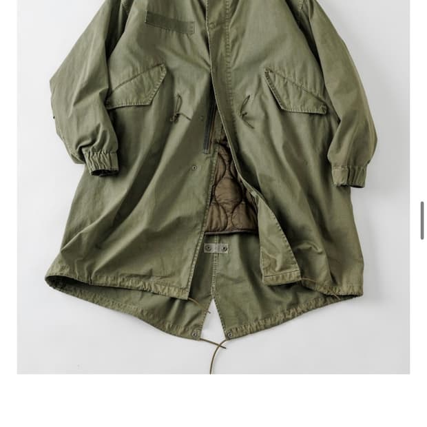프릭스스토어 25fw 페이드 가공 m65 피쉬테일 파카 m사이즈 새상품