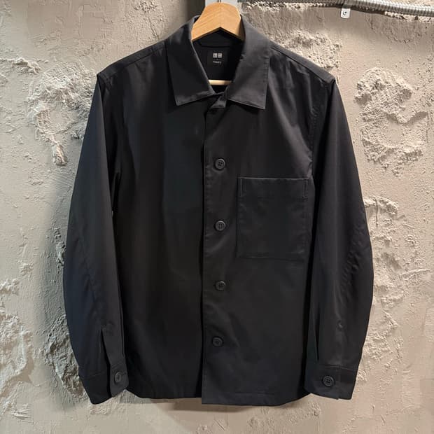 유니클로 x 띠어리 UNIQLO x Theory 셔츠형 자켓 블랙 S