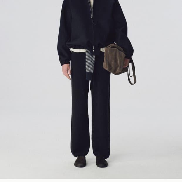 낫띵리튼 plaza zip blouson (dark navy)