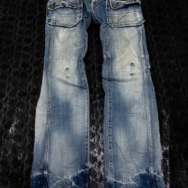 “Vintage” Y2K Mood Pocket Detail Crack P