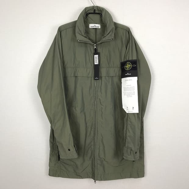 스톤아일랜드 20ss 새재품 히든후드 반코트 롱자켓 L